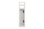 Hanah Home Armario de Baño Star - White Elegancia Escandinava Blanco 15x65x12 cm